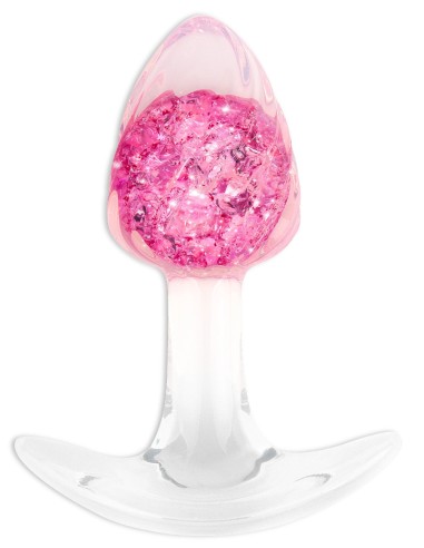 Plug transparent Crystalbutt S 7 x 3.1cm