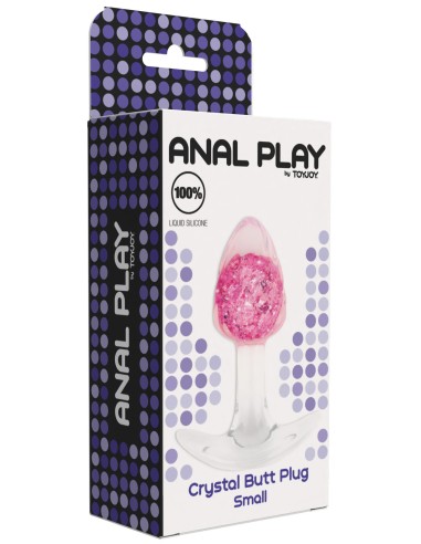 Plug transparent Crystalbutt S 7 x 3.1cm