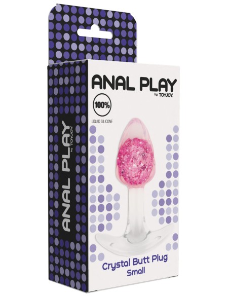 Plug transparent Crystalbutt S 7 x 3.1cm