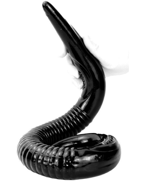 Double Gode long Blackworm 75 x 4.5cm
