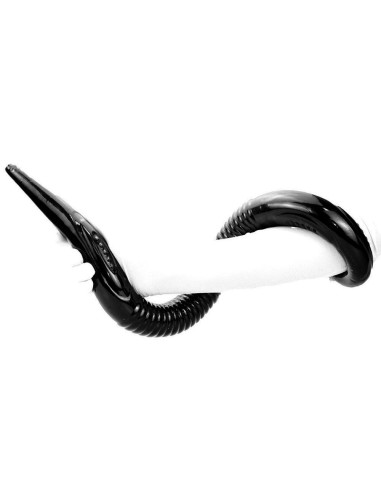 Double Gode long Blackworm 75 x 4.5cm