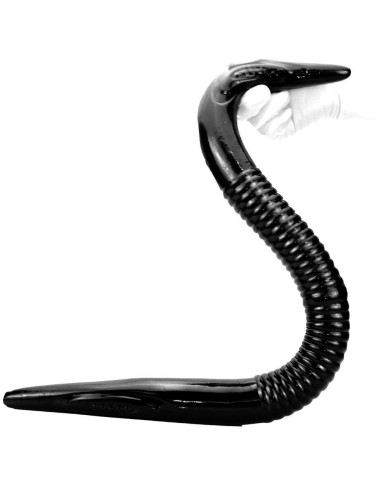 Double Gode long Blackworm 75 x 4.5cm