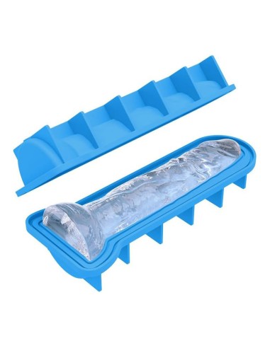 Moule à glaçon pénis Blue ice S 8cm