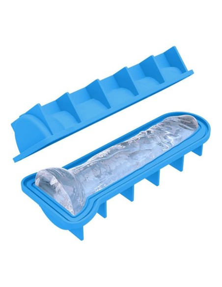 Moule à glaçon pénis Blue ice S 8cm
