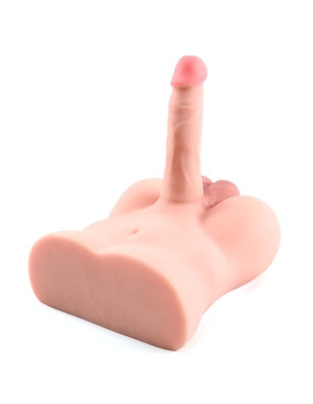 Masturbateur entrée anus et pénis flexible Torsoman 20 x 4.8cm