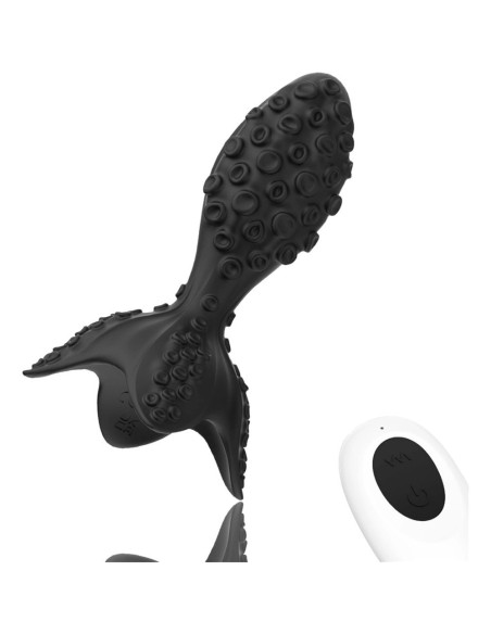 Plug vibrant rotatif Octalux 8 x 4cm