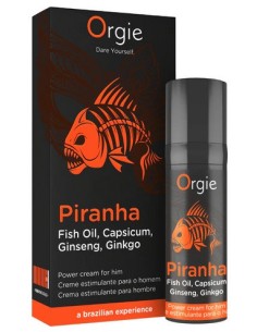 Crème de pénis stimulante Piranha 15ml