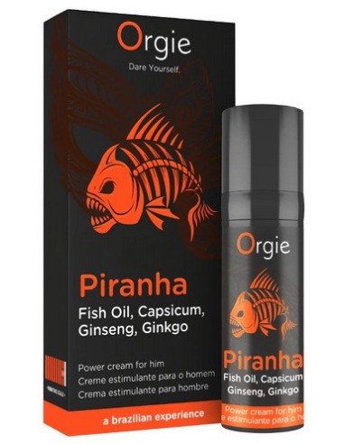 Crème de pénis stimulante Piranha 15ml