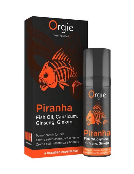 Crème de pénis stimulante Piranha 15ml