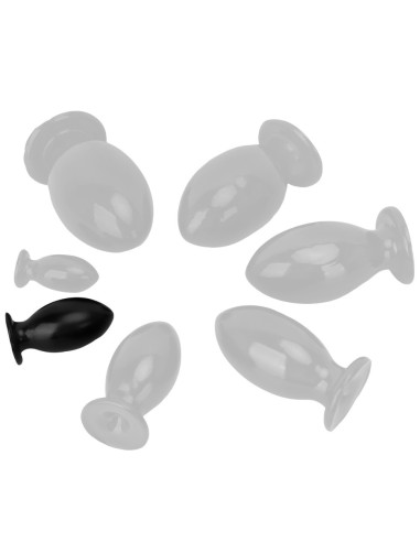 Plug anal RUGBY EGG M 8.5 x 4.5cm