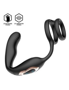 Plug prostatique + Cockring Bruce 8.5 x 2.6cm