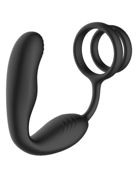Plug prostatique + Cockring Bruce 8.5 x 2.6cm