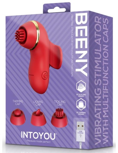 Stimulateur clitoridien Beeny 4 embouts