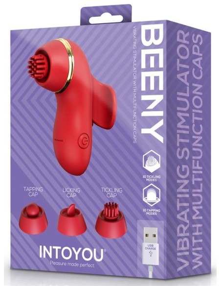 Stimulateur clitoridien Beeny 4 embouts