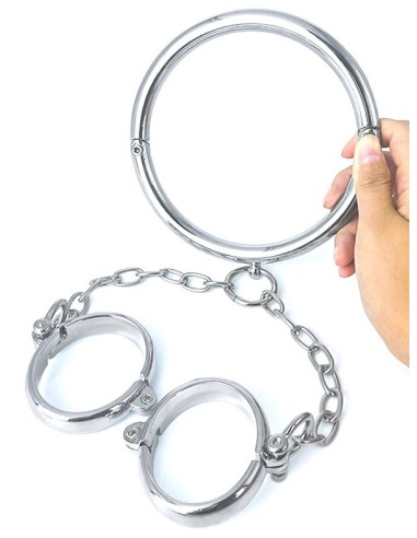 Collier avec menottes Neckop 37cm