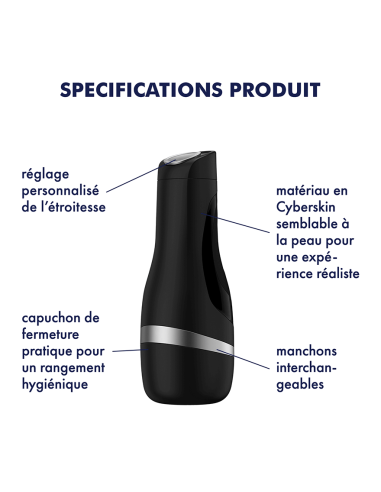 Masturbateur Satisfyer Men Classic Silver