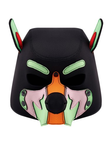 Cagoule Wolf Gang Noir-Orange