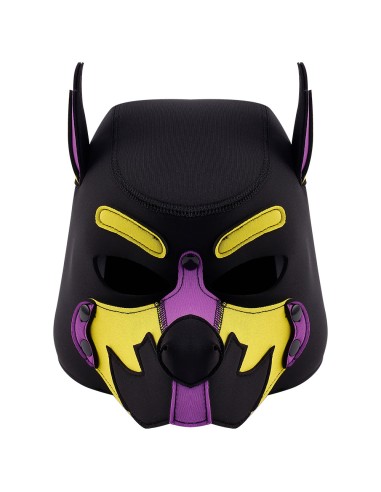 Masque Wolf Gang Noir-Jaune-Violet