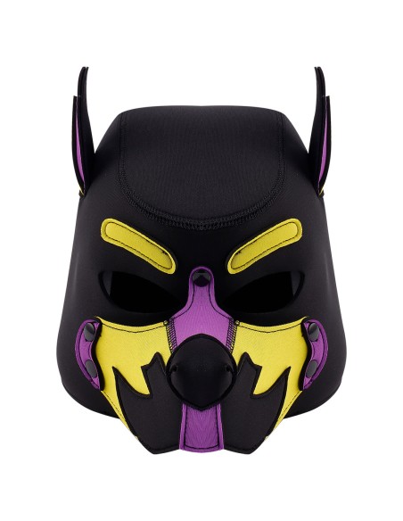 Masque Wolf Gang Noir-Jaune-Violet