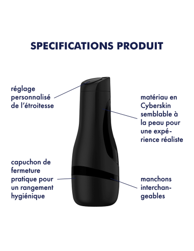 Masturbateur Satisfyer Men Classic Noir