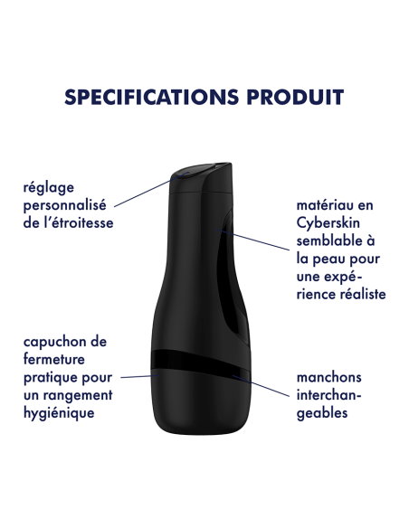 Masturbateur Satisfyer Men Classic Noir