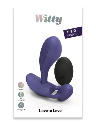 Stimulateur prostatique vibrant Witty 9 x 3.1cm
