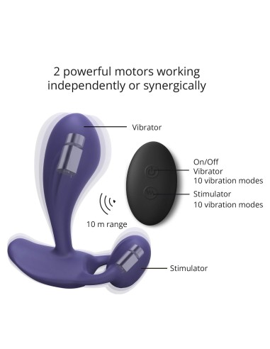 Stimulateur prostatique vibrant Witty 9 x 3.1cm