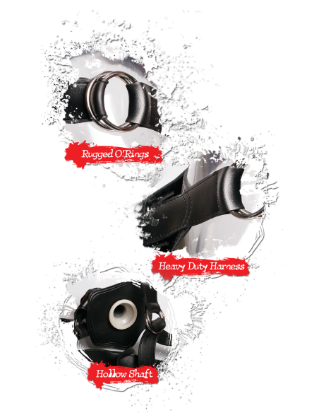 Gode ceinture Hollow Strap-On 24 x 6cm