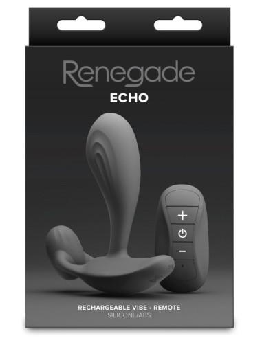 Stimulateur prostatique vibrant Echo 9 x 3.2cm