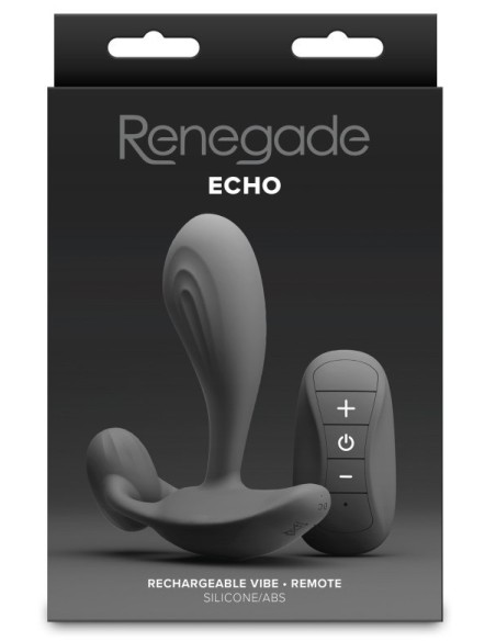 Stimulateur prostatique vibrant Echo 9 x 3.2cm