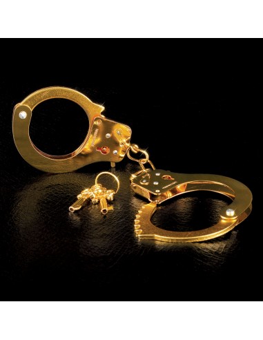 Menottes de poignets Gold métal