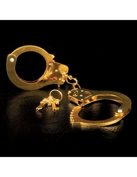 Menottes de poignets Gold métal