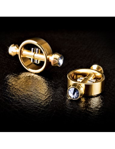 Pinces Tétons Magnetic Gold