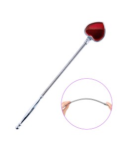 Paddle flexible 39cm Plug anal Red heart 9.5 x 1.3cm