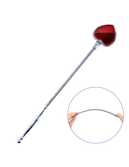 Paddle flexible 39cm Plug anal Red heart 9.5 x 1.3cm