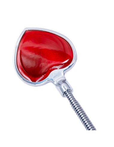 Paddle flexible 39cm Plug anal Red heart 9.5 x 1.3cm