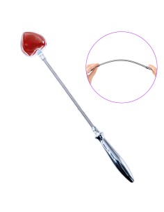 Paddle flexible 41cm Plug anal SILVER HEART 10 x 2cm