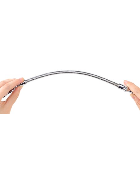 Paddle flexible 41cm Plug anal SILVER HEART 10 x 2cm