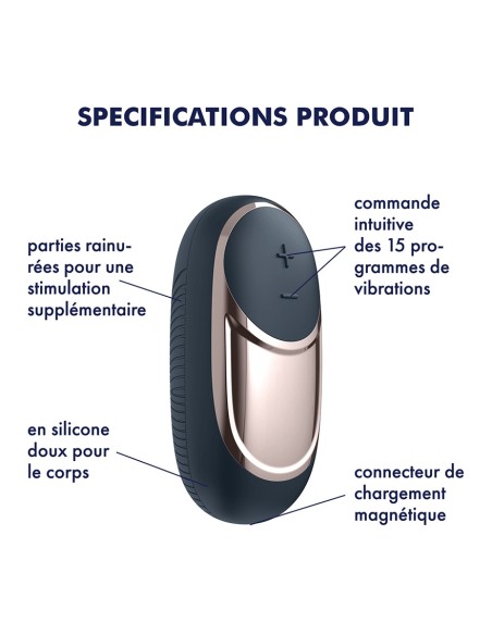 Stimulateur clitoridien Dark Desire - Satisfyer