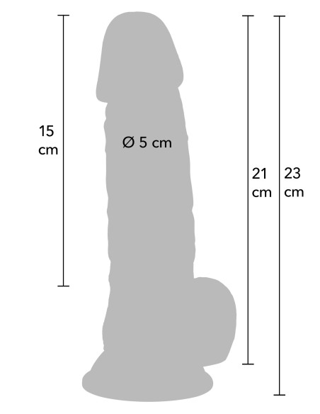 Gode Dickright 17 x 5cm