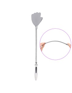 Paddle flexible 42cm Plug anal Silver hand 10 x 2cm