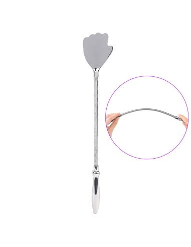 Paddle flexible 42cm Plug anal Silver hand 10 x 2cm