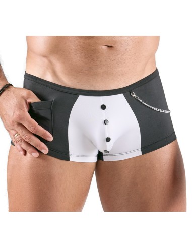 Boxer sexy Nestor Noir-Blanc
