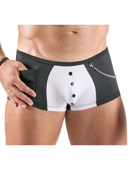 Boxer sexy Nestor Noir-Blanc