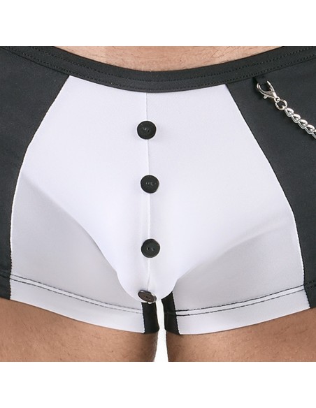 Boxer sexy Nestor Noir-Blanc