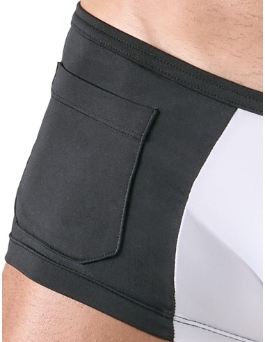 Boxer sexy Nestor Noir-Blanc