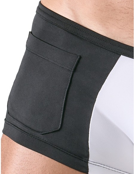 Boxer sexy Nestor Noir-Blanc