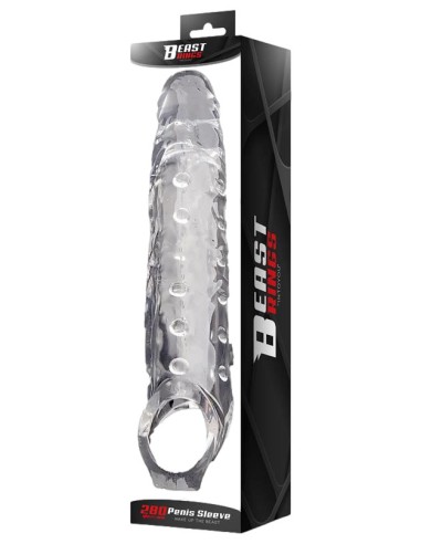 Gaine de pénis Clear piky dick 22 x 5cm