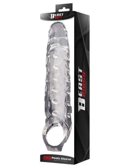 Gaine de pénis Clear piky dick 22 x 5cm