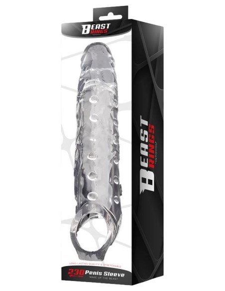 Gaine de pénis Clear pik dick 19 x 5cm